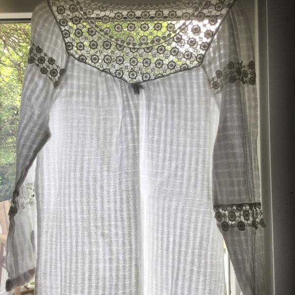 Gauzy White Swim Cover Dress - Picture 6 of 7